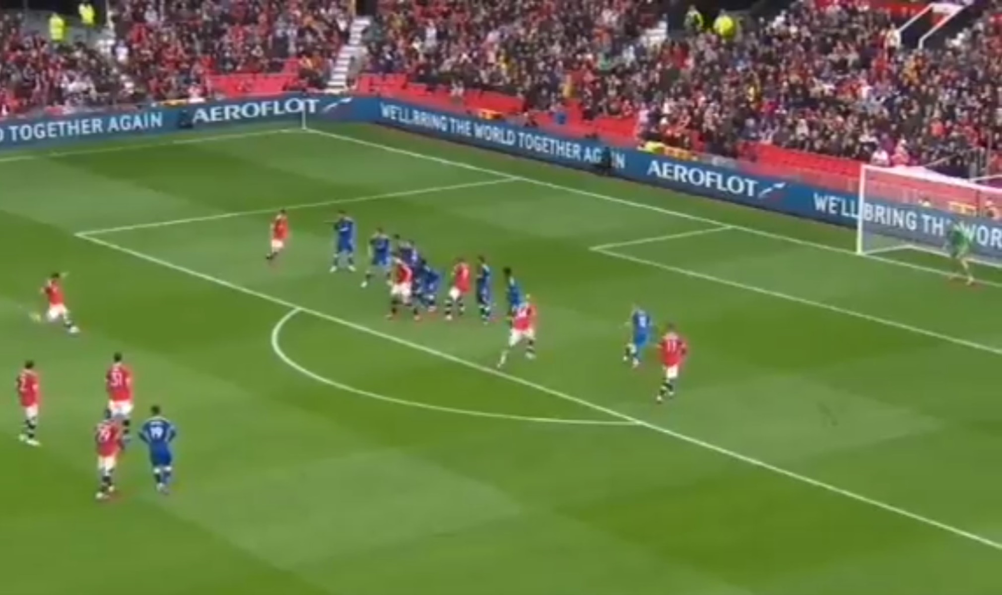 Ο Μπρούνο έβαλε φάουλ… ζωγραφιά με την Έβερτον! (vid)