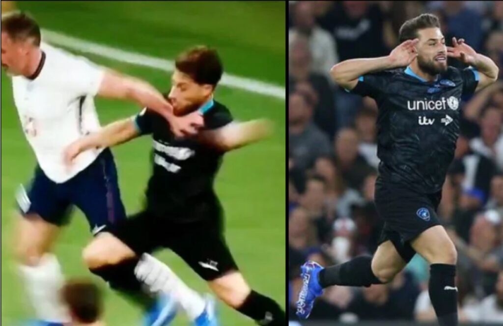 O Κάραχερ «ξεφτιλίστηκε» από παίκτη ριάλιτι σε φιλανθρωπικό αγώνα (vid)