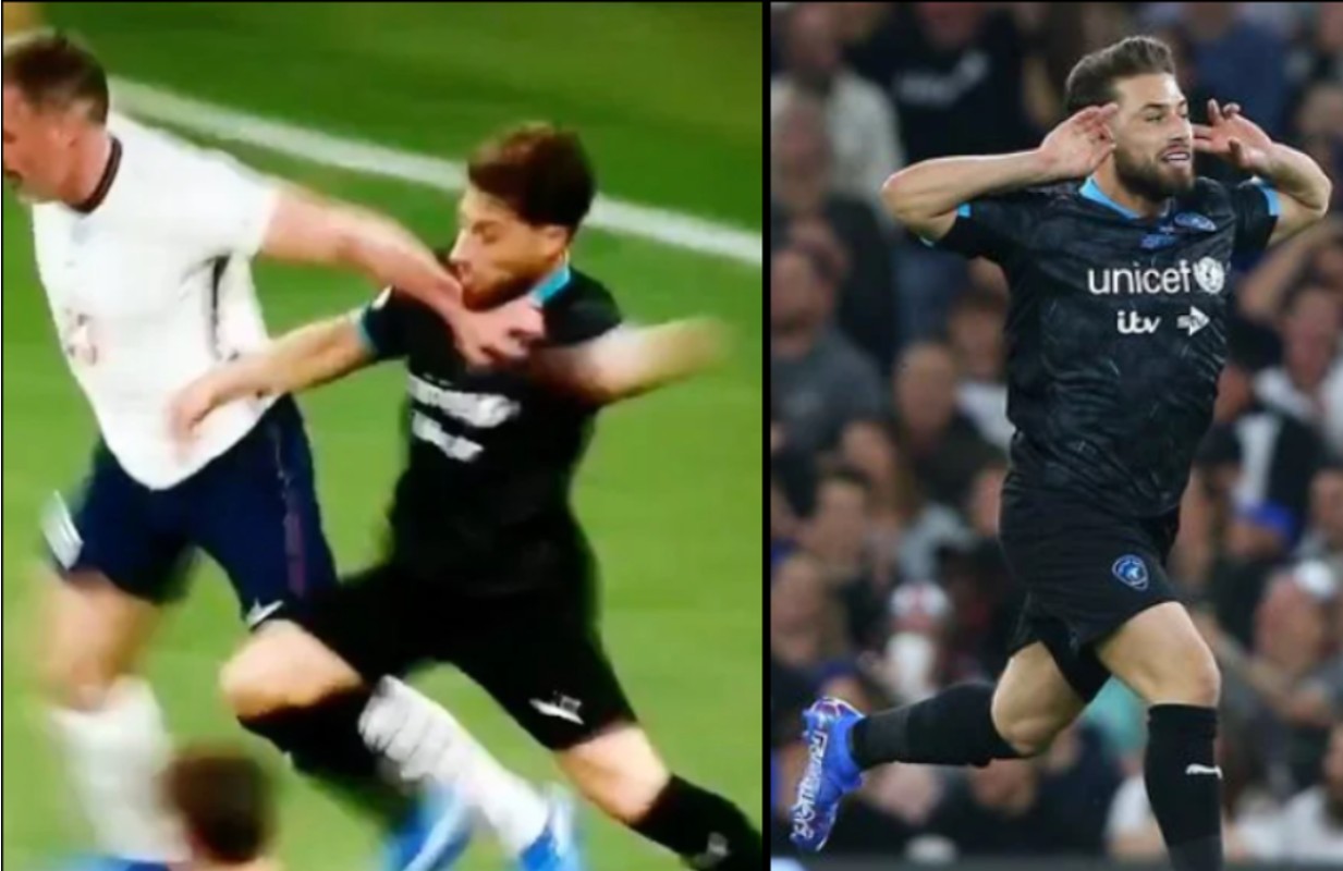 O Κάραχερ «ξεφτιλίστηκε» από παίκτη ριάλιτι σε φιλανθρωπικό αγώνα (vid)