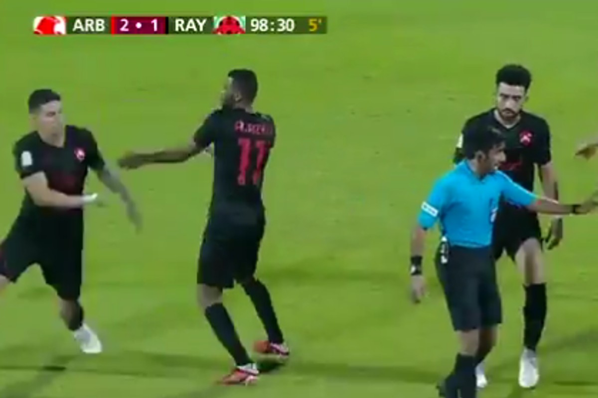 Ο Χάμες βγήκε «εκτός εαυτού» στο Κατάρ και αποβλήθηκε (vid)