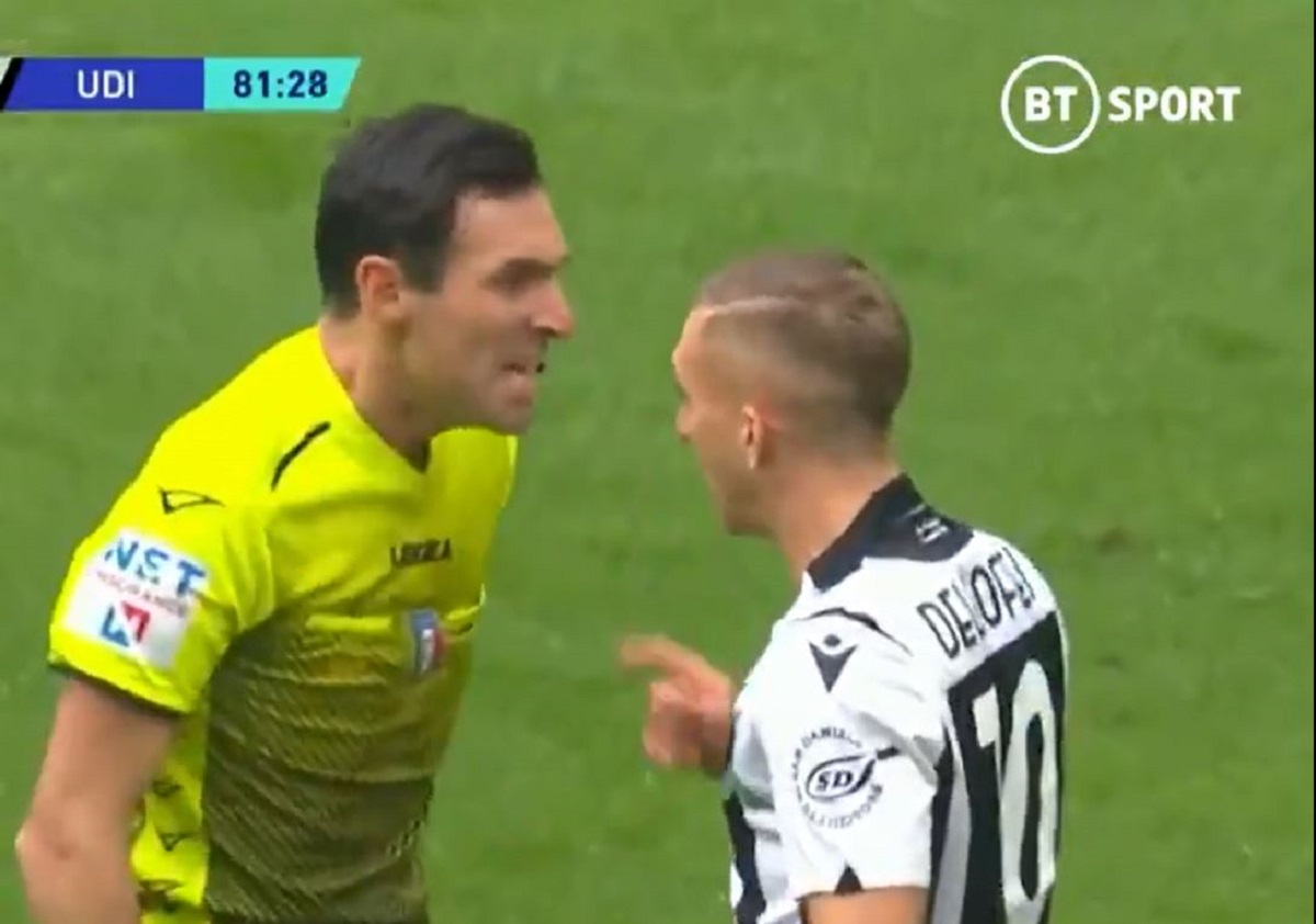 Ο διαιτητής στο Ίντερ-Ουντινέζε βαρέθηκε τις γκρίνιες! (vid)