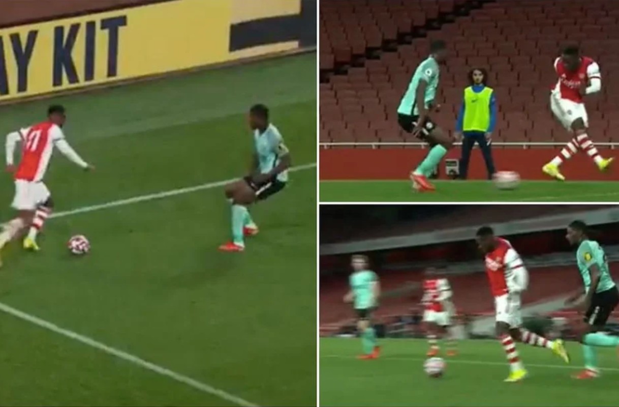 O Μπαλογκάν της Άρσεναλ κέρδισε πέναλτι με την πιο FIFA street ντρίμπλα (vid)