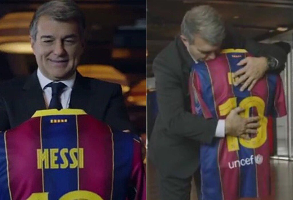 Η απουσία του Μέσι έχει κάνει τον Λαπόρτα να βλέπει... φαντάσματα! (pic)