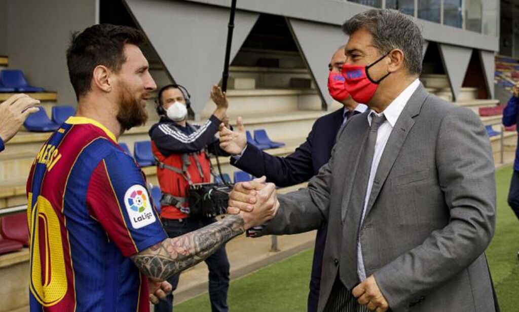 Λαπόρτα: «Ο Μέσι έφυγε νωρίτερα απ’ το αναμενόμενο»