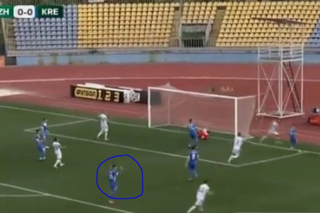 Ουκρανία: Σκόραρε ο αντίπαλος, το πανηγύρισε και ξεκίνησαν οι έρευνες