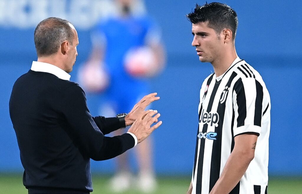 Ασπίδα υπεράσπισης στον Μοράτα από τον Αλέγκρι