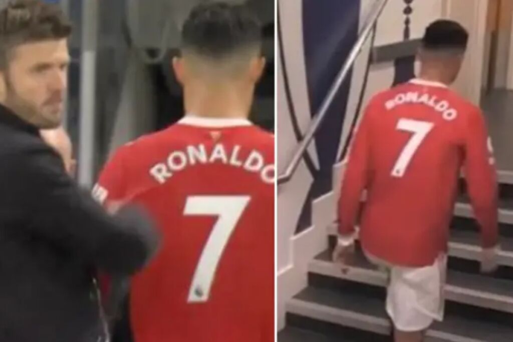 Ο Κριστιάνο δεν ήθελε στιγμή παραπάνω να μείνει στο γήπεδο  (vid)