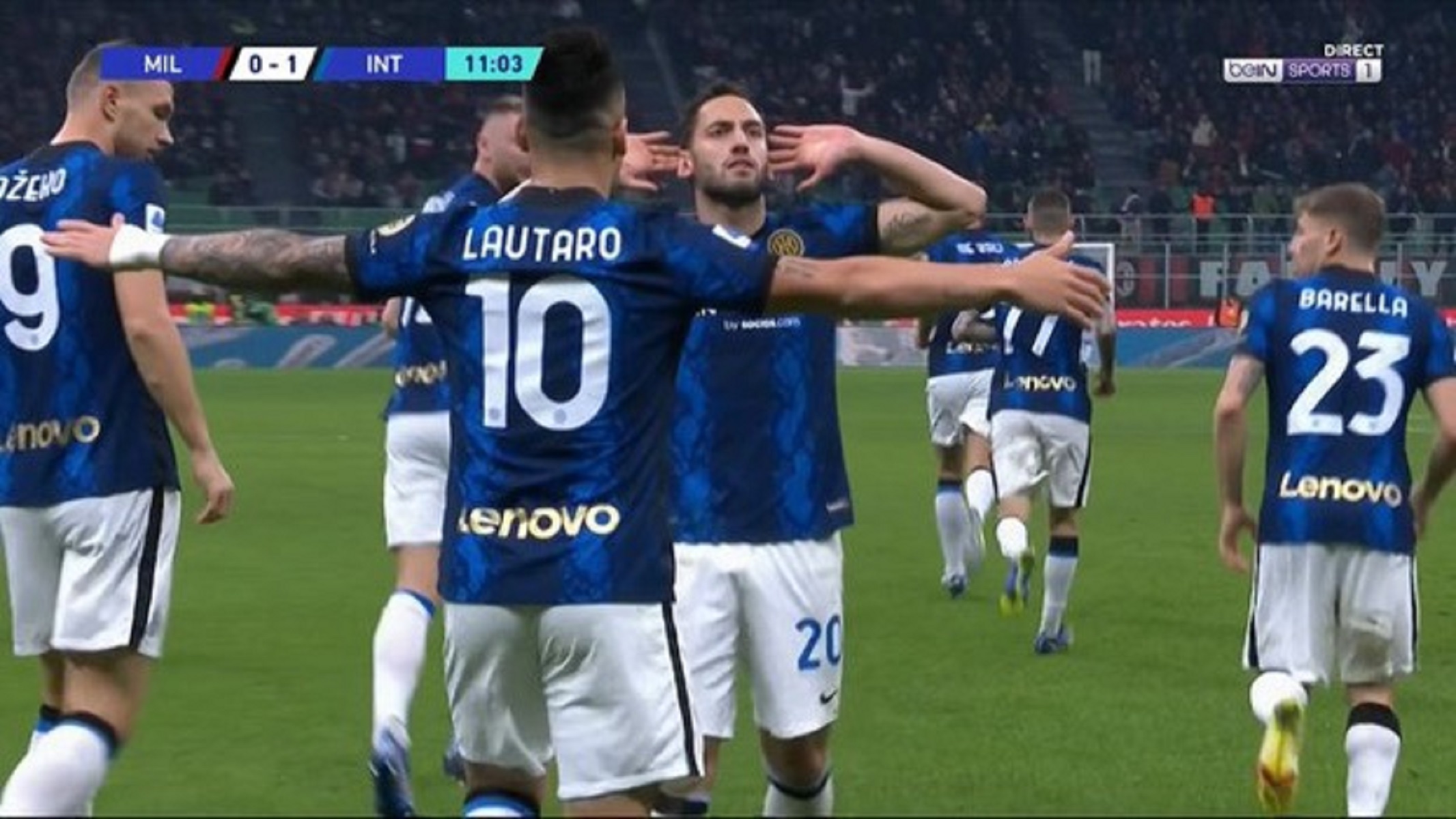 Γκολ ο Τσαλχάνογλου – Πανηγυρίζει και… βράζει το Σαν Σίρο (vid)