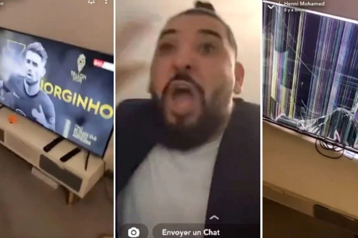 Τρελό ξέσπασμα οπαδού όταν έμαθε ότι ο Ζορζίνιο ξεπέρασε τον Μπενζεμά (vid)