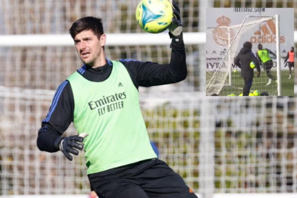 Ο Κουρτουά δεν αφήνει ούτε τους συμπαίκτες του να σκοράρουν (vid)