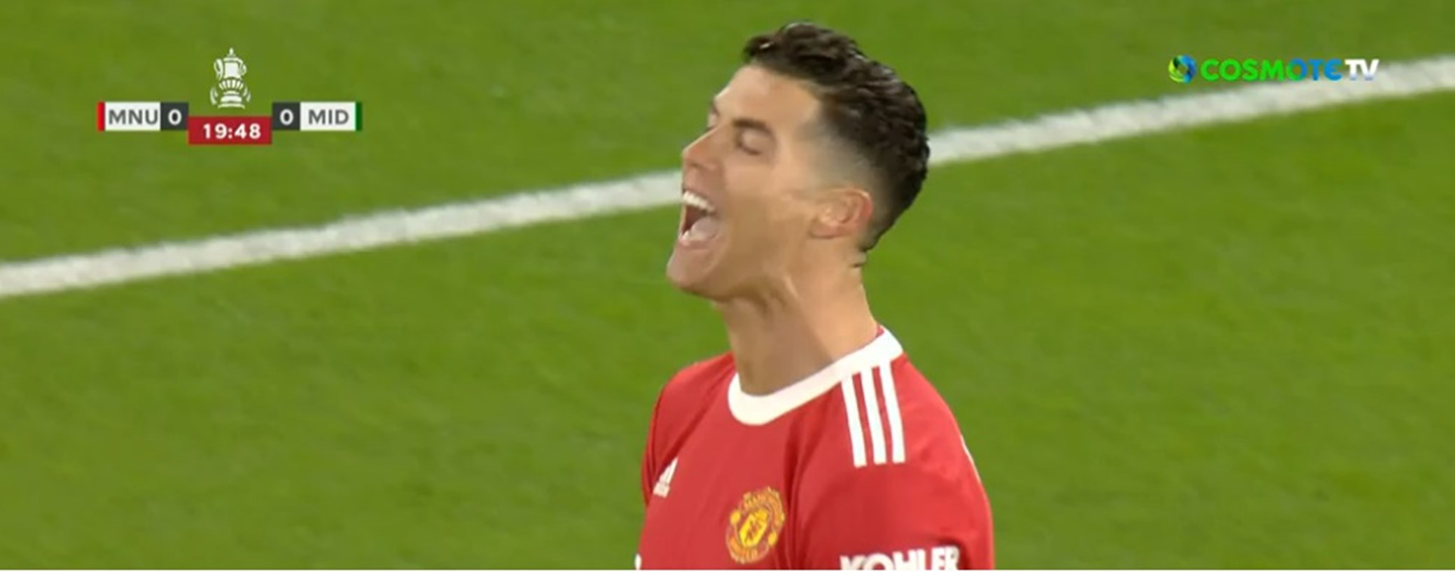 Πολλά νεύρα και ένταση από τον Κριστιάνο!