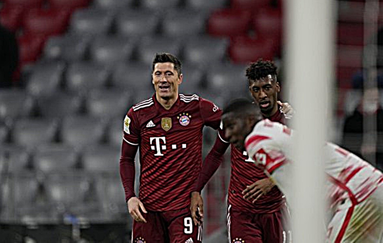 Καρφωτή κεφαλιά ο «Λέβα» και ξανά προβάδισμα η Μπάγερν (vid)