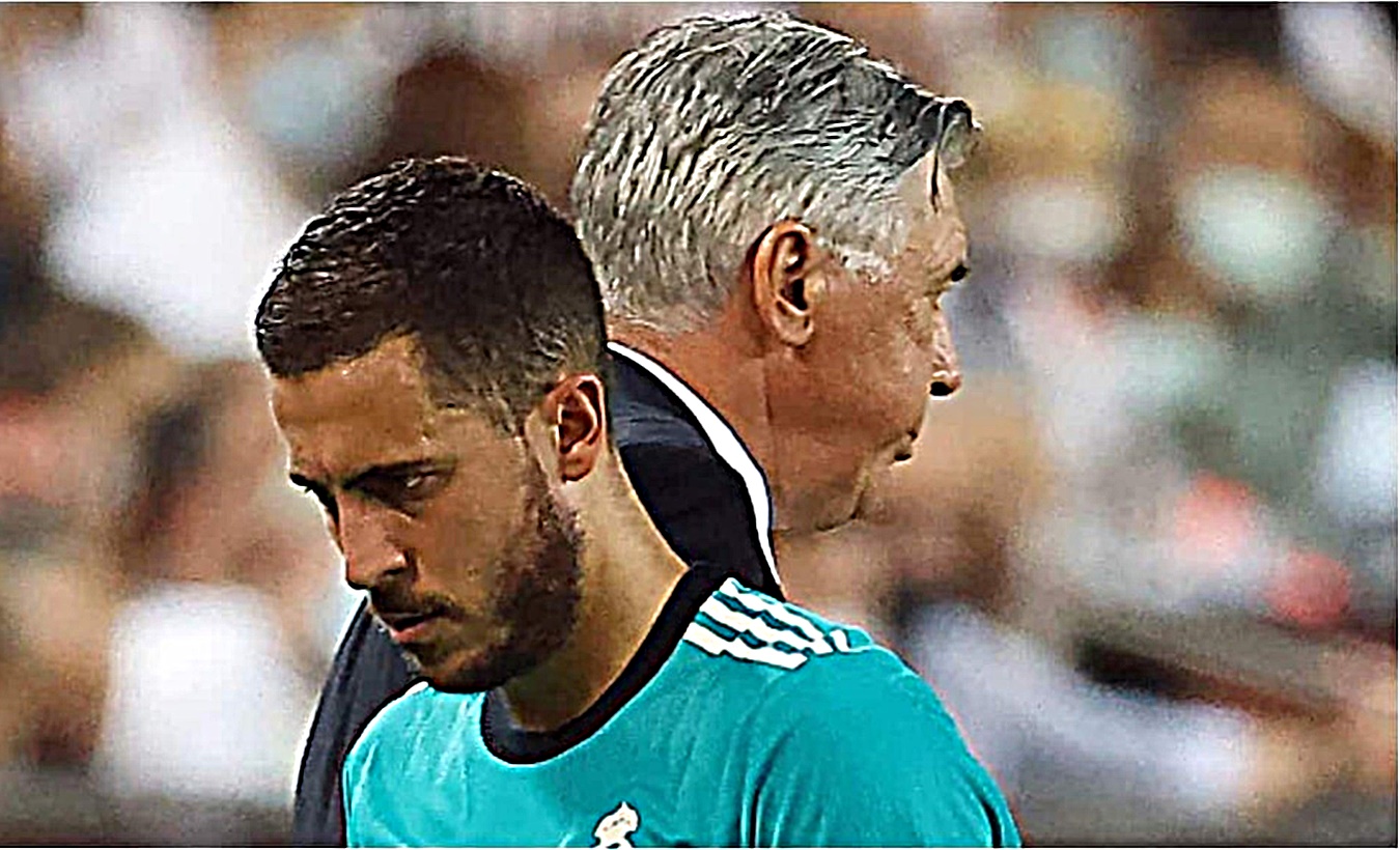 Πολλά παράπονα του Αζάρ για Αντσελότι! (pic)