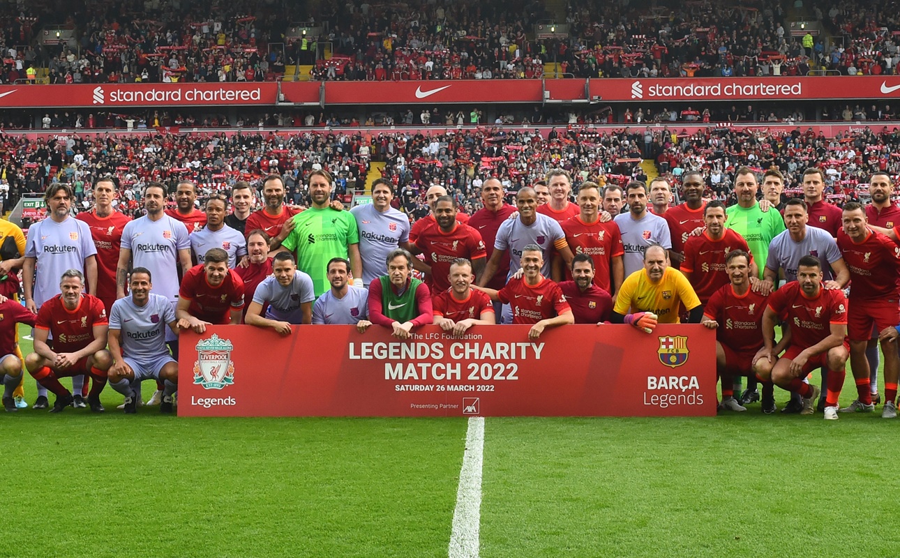 Θρυλικές αναμνήσεις στο «Άνφιλντ» με Τζέραρντ, Τζιοβάνι και Ριβάλντο! (vids)