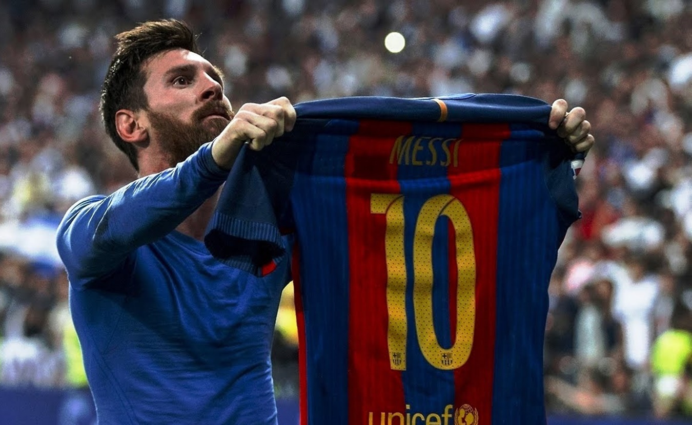 Όταν ο Μέσι άλωνε το «Μπερναμπέου» δείχνοντας τη φανέλα του στην εξέδρα! (vid)