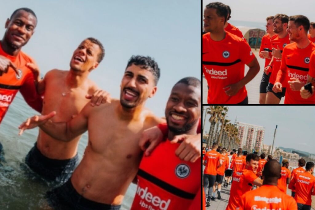 Άιντραχτ: Αφού κατέκτησαν τη Βαρκελώνη έκαναν μπάνιο στις παραλίες της (vid)