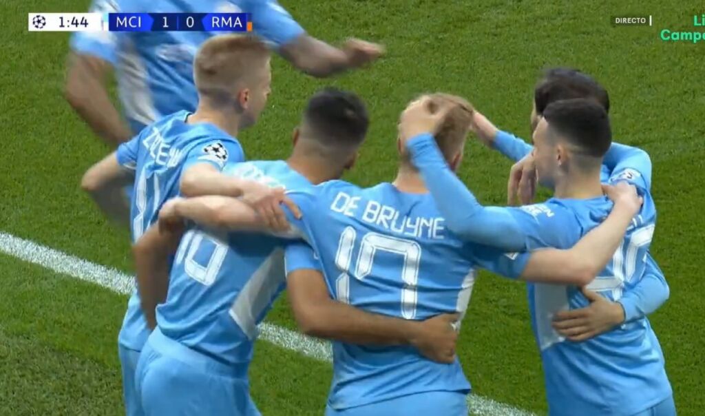 Γκολ με το “καλημέρα” ο Ντε Μπρούιν – “Αδιάβαστη” η άμυνα της Ρεάλ (vid)