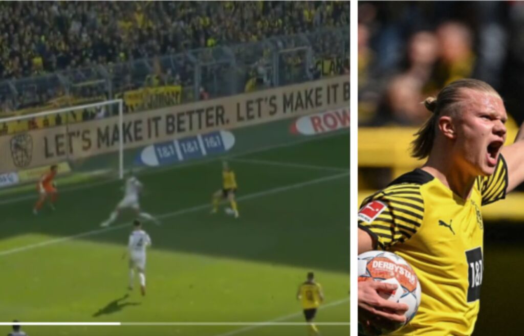 Ο Χάαλαντ πέτυχε το πιο εύκολο και τυχερό χατ-τρικ της ζωής του (vid)