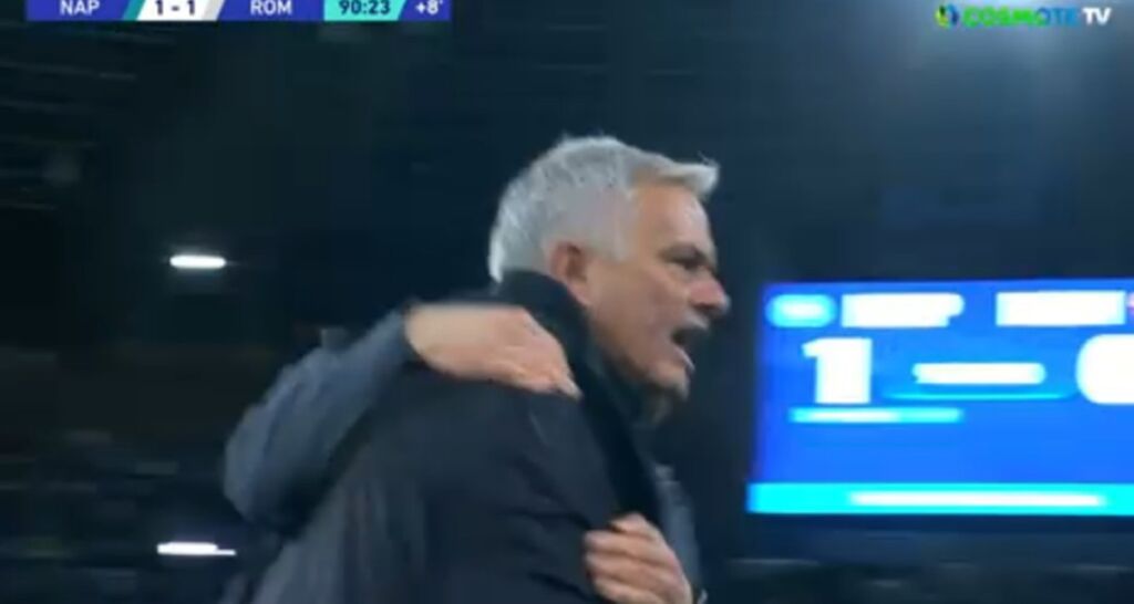 Τα έχασε ο Μουρίνιο στο γκολ του Ελ Σαράουι: «Μπράβο ρε π###τη» (vid)