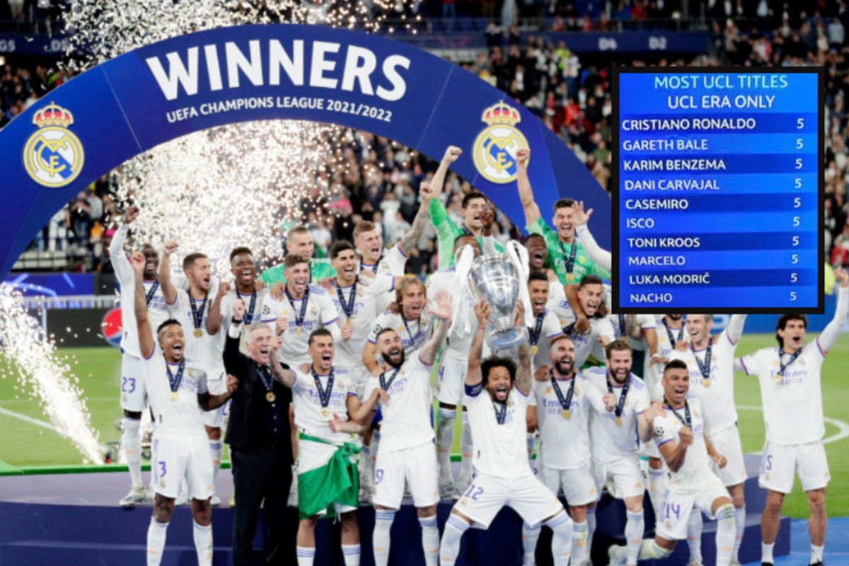 Τσάμπιονς Λιγκ: Εννιά παίκτες της Ρεάλ ισοφάρισαν τις κούπες του Κριστιάνο  (stat)
