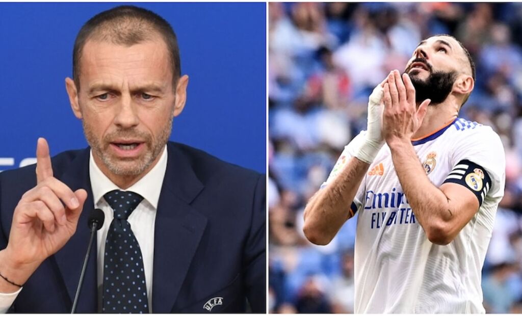 Ο πρόεδρος της UEFA έχρισε τον Μπενζεμά κορυφαίο επιθετικό στον πλανήτη!