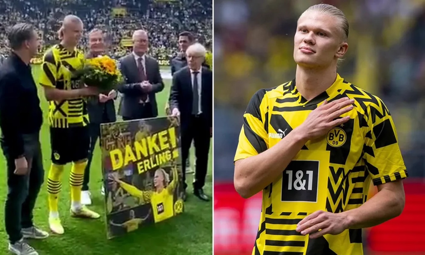 «Ξηλώθηκε» για δώρα ο Χάαλαντ πριν φύγει για το Μάντσεστερ! (pic)