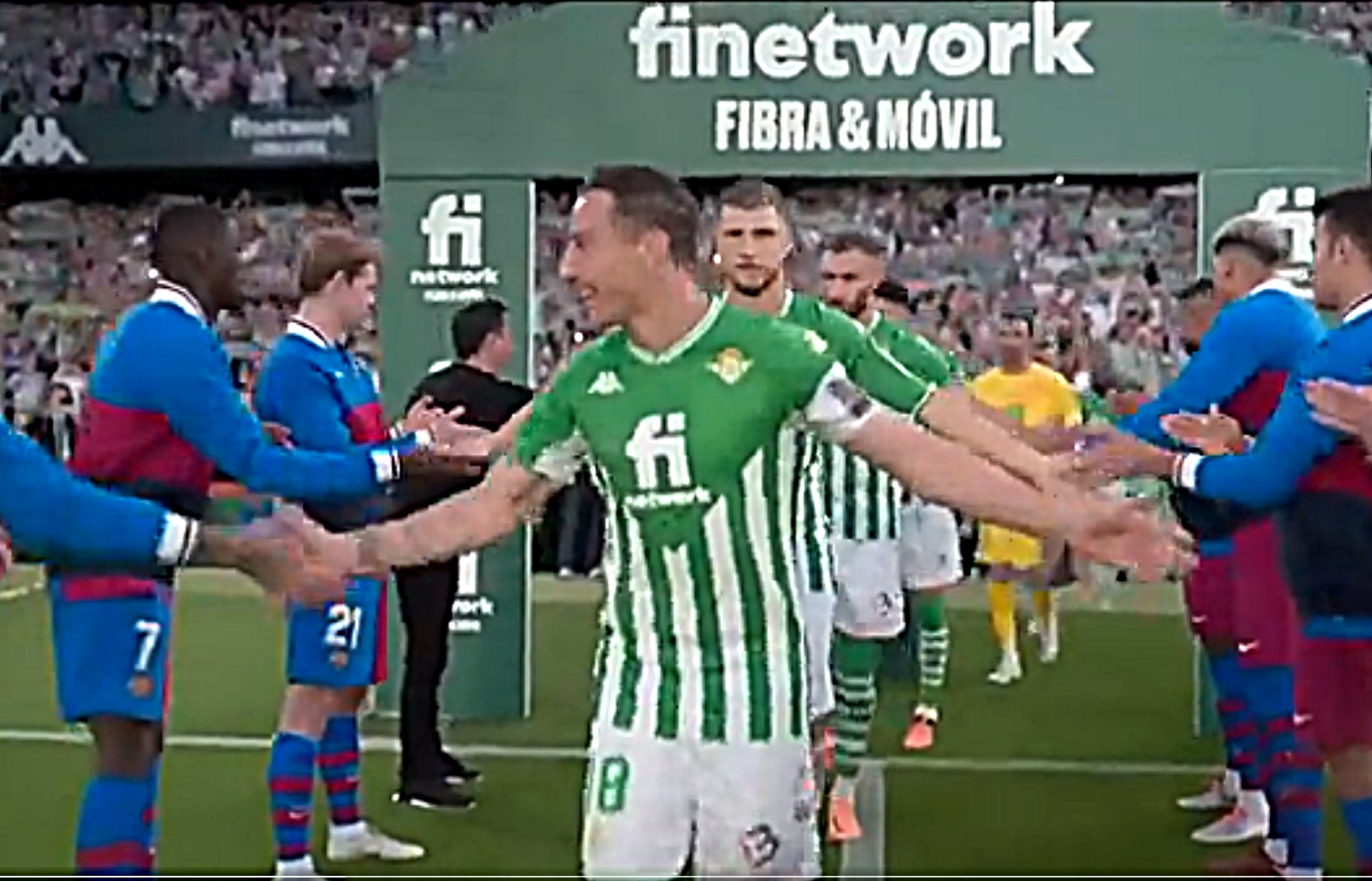 Αξιέπαινη κίνηση της Μπαρτσελόνα με pasillo στην κυπελλούχο Μπέτις! (vid)