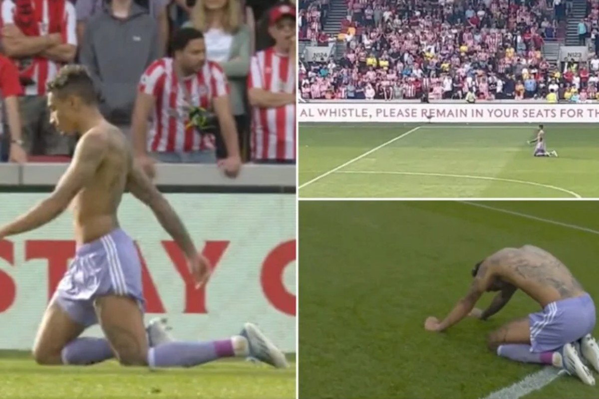 Ο Ραφίνια περπάτησε όλο το γήπεδο στα γόνατα μετά τη σωτηρία της Λιντς (vid)