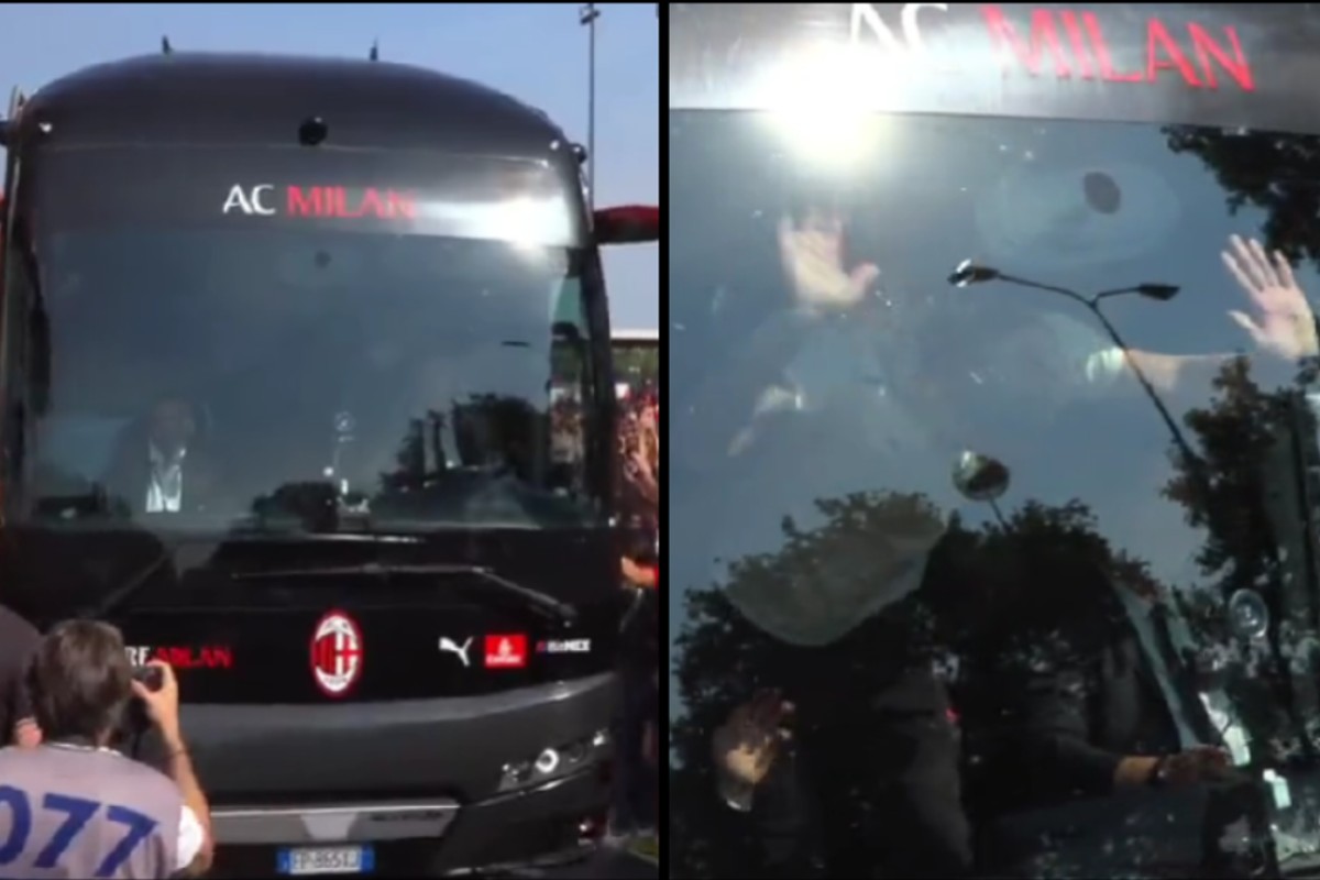 Ο Ζλάταν ράγισε το παρμπρίζ του πούλμαν της Μίλαν από τον ενθουσιασμό του (vid)