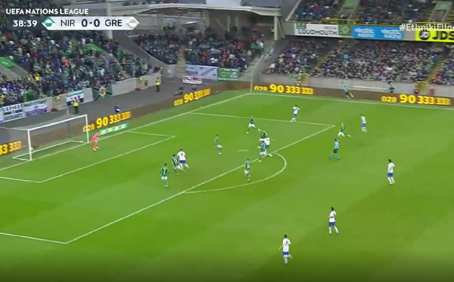 Με Μπακασέτα η Εθνική μας μπροστά στο σκορ στο Μπέλφαστ! (vids)