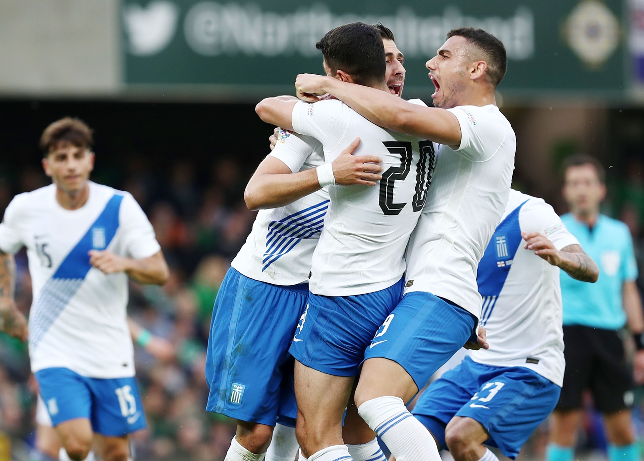 Με το δεξί η Ελλάδα στο Nations League, διπλό στη Β. Ιρλανδία! (vid)