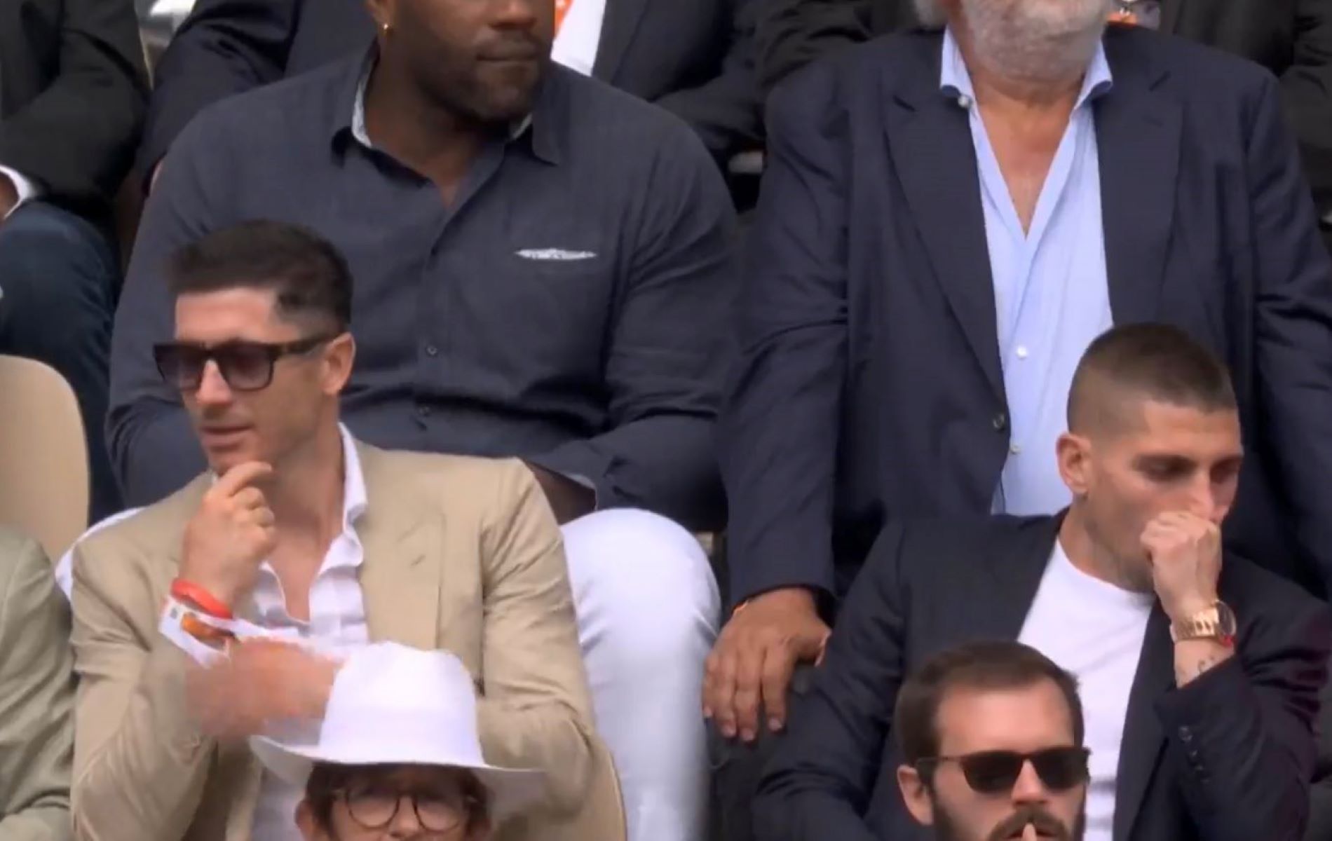 Λεβαντόφσκι – Βεράτι μαζί στο Roland Garros και… μύρισε σενάριο Παρί (pics)