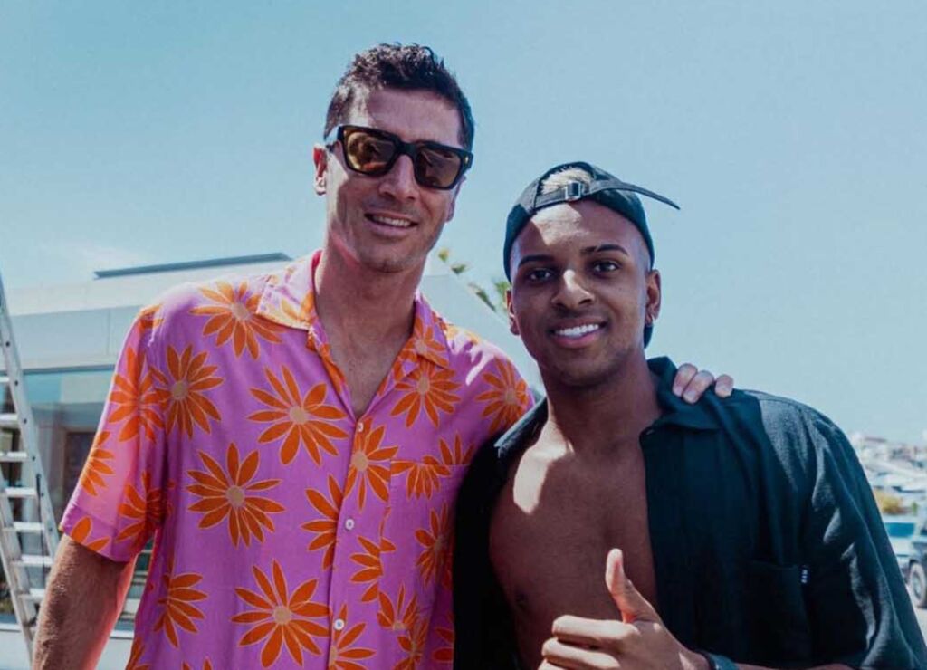 Σε άκρως καλοκαιρινό mood το παρεάκι Λεβαντόφσκι – Ροντρίγκο! (pic)