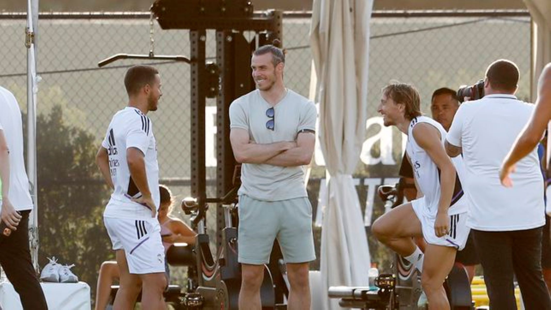 Επισκέψεις στη προπόνηση της Ρεάλ Μαδρίτης – Τρέλα με Μπέιλ (pics&vid)