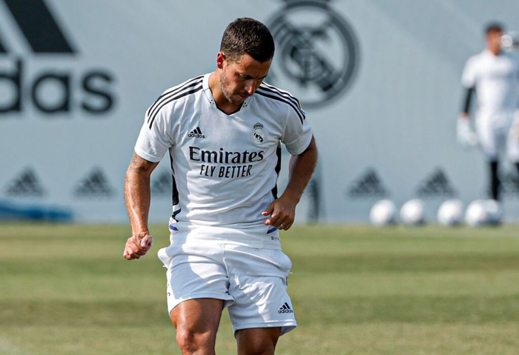 Φουλ ζεστός ο Αζάρ – Πέταξε γκολάρα στην προπόνηση (vid)