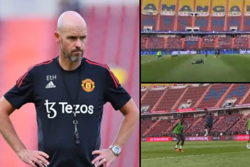 Η προπόνηση του Τεν Χαγκ: Τρίγωνα, τιμωρία με push ups και κοροϊδάκια (vid)