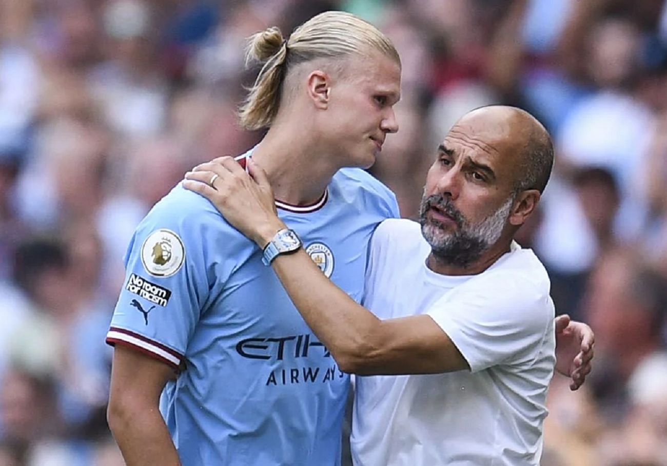 Γκουαρντιόλα: «Ο Χάαλαντ έχει τη δυσκολότερη δουλειά στον κόσμο»