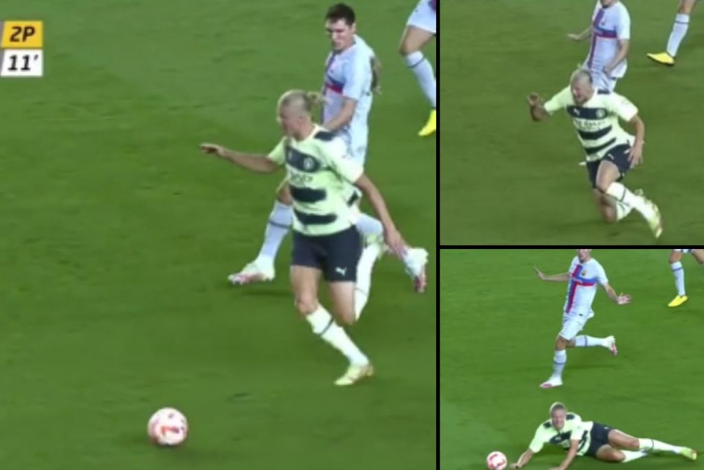 Ο Χάαλαντ κέρδισε πέναλτι με θέατρο… σε φιλανθρωπικό ματς (vid)