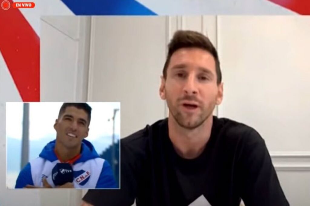 Το μήνυμα αγάπης του Μέσι κατά την παρουσιάση Σουάρεζ στη Νασιονάλ (vid)