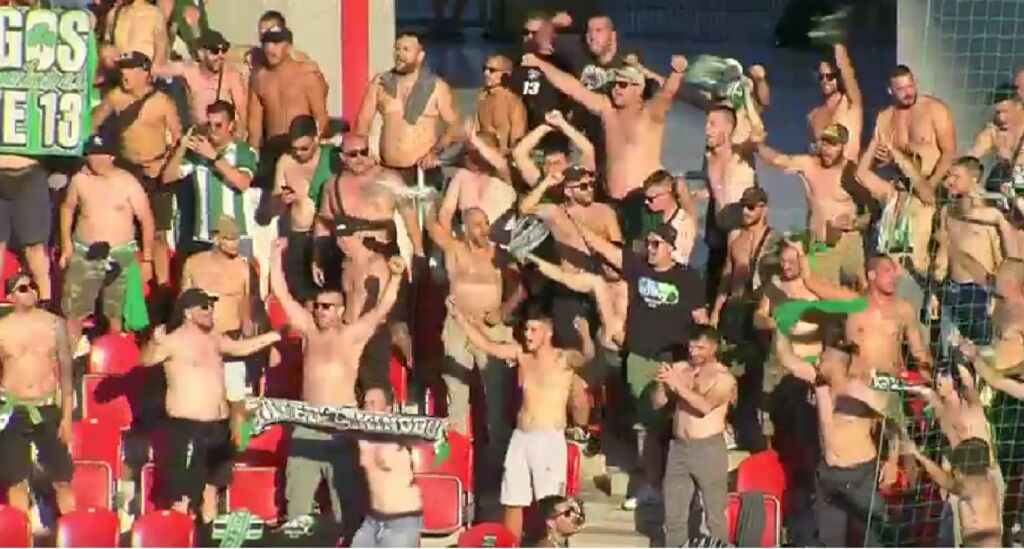 Παράνοια στην Τσεχία από τους οπαδούς του Παναθηναϊκού! (vid)