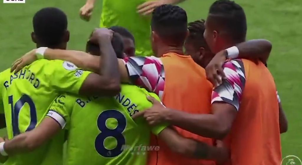 H Γιουνάιτεντ… έκρυψε την μπάλα και την εμφάνισε ο Μπρούνο με το γκολ του! (vid)