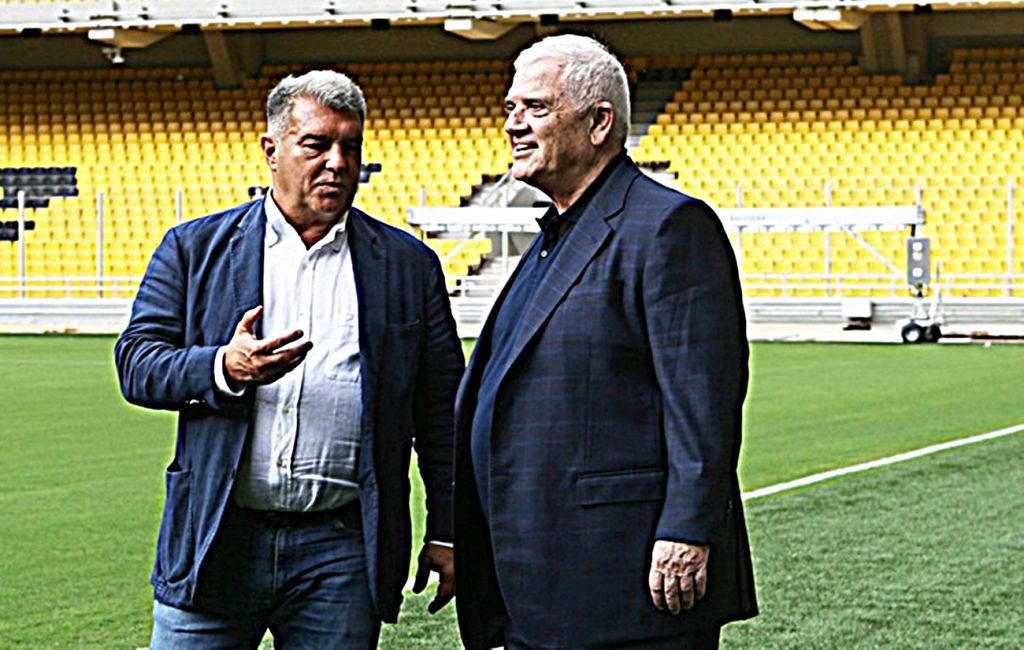 Στην «Αγιά Σοφιά» ο Λαπόρτα: «ΑΕΚ και Μπαρτσελόνα έχουν ένα κοινό…» (pics)