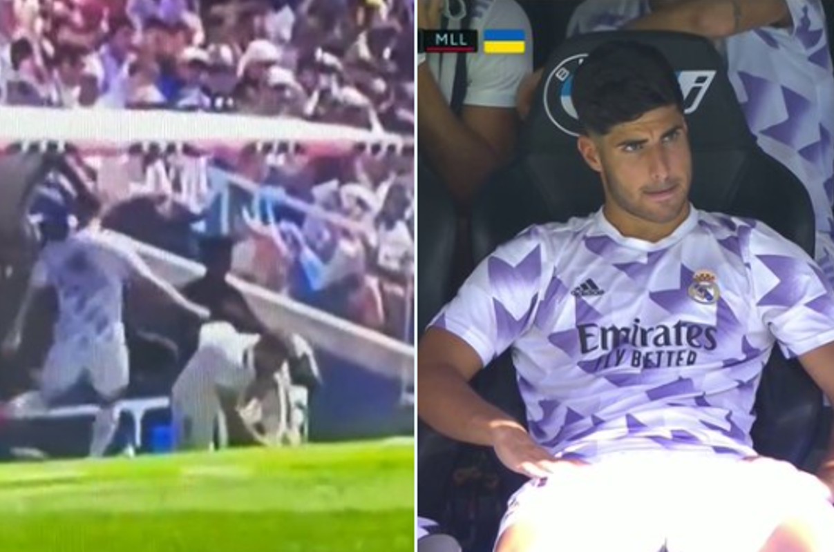 Έξαλλος ο Ασένσιο – Πέταξε τη σαλιάρα και μπουκάλια μπροστά στον Αντσελότι (vid