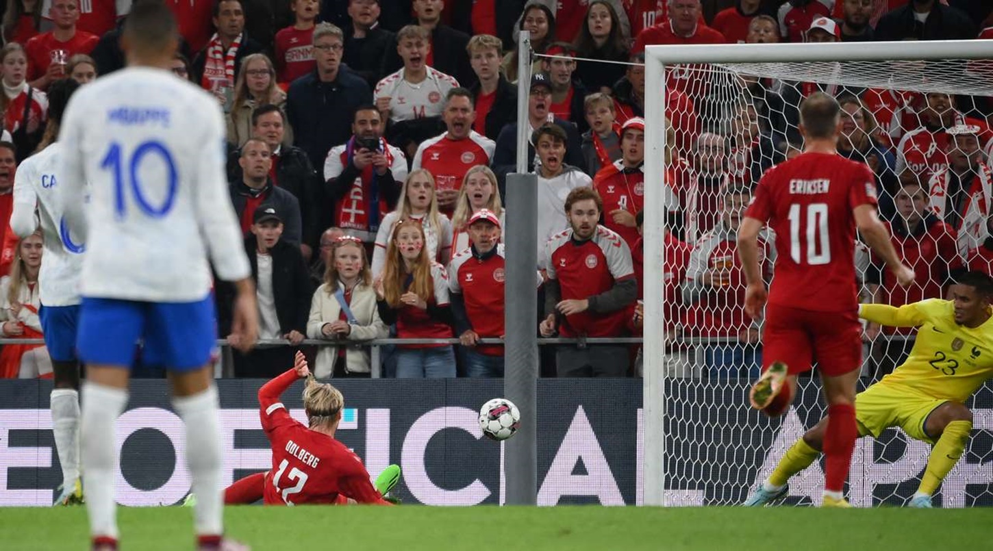 Nations League: Δυο γκολ σε ένα πεντάλεπτο οι Δανοί, σοκάρουν τους Γάλλους! (vids)