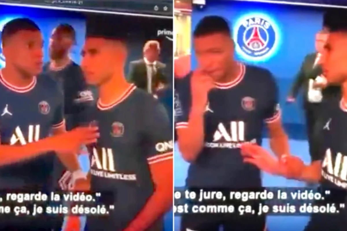 Ο Μπαπέ τόλμησε να τα «ψάλλει» στον Χακίμι επειδή δεν του πάσαρε (vid)