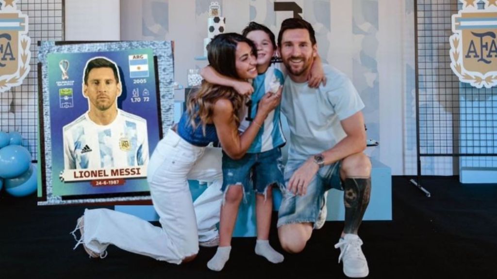 Ο μικρός Μέσι βρήκε τον πατέρα του στα χαρτάκια της Panini (pic)