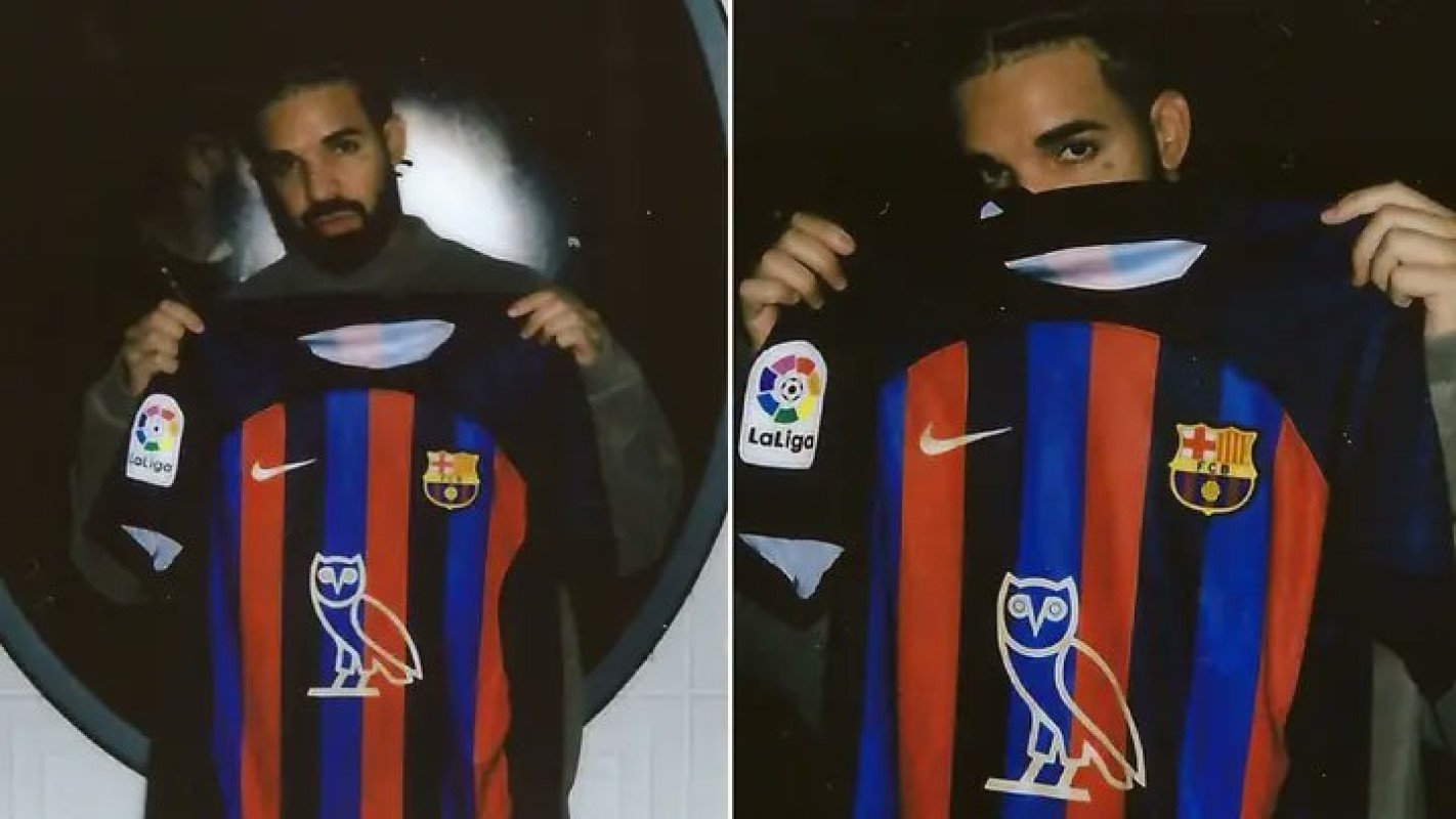 Με άρωμα Drake στο El Clasico η Μπαρτσελόνα – Η… ιδιαίτερη εμφάνιση (pic)
