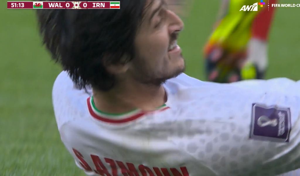 «Έσπασε» τα δοκάρια το Ιράν – Απίστευτη φάση με Γκολιζαντέχ και Αζμούν (vid)
