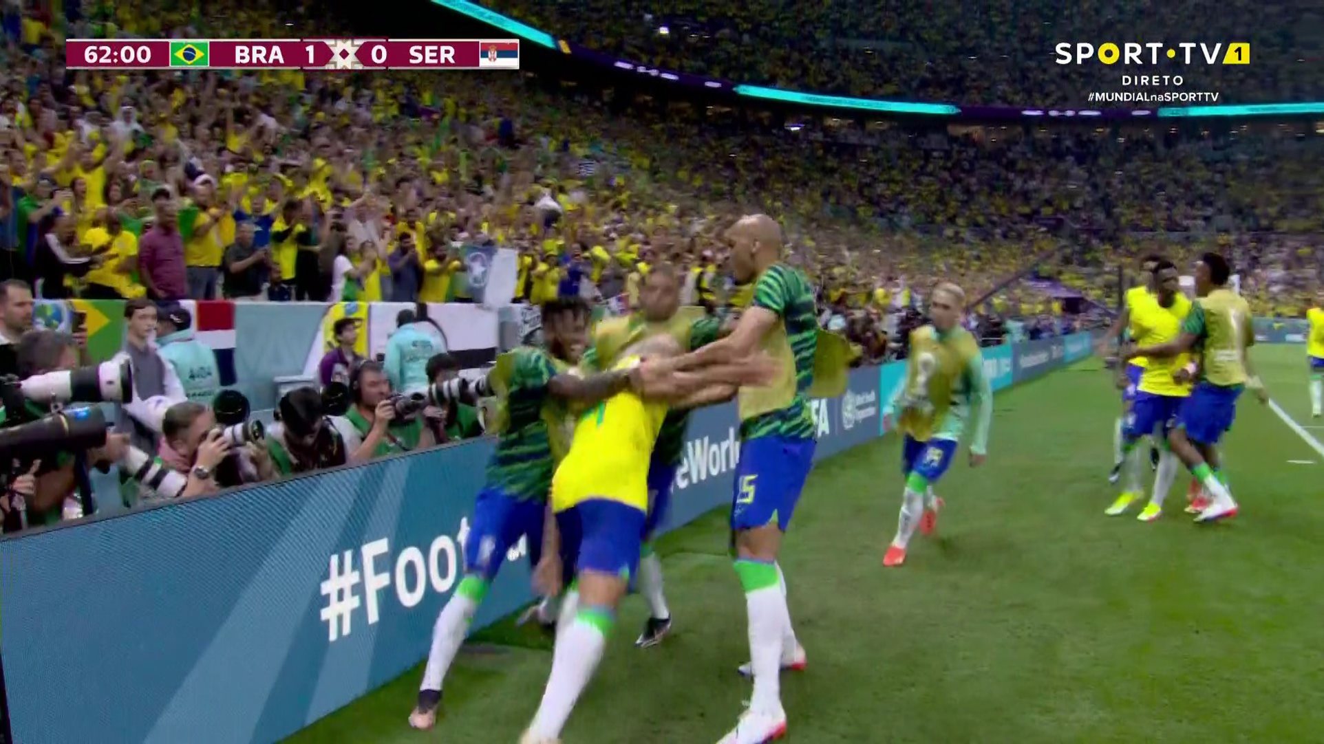 Η Βραζιλία «πάτησε» τη Σερβία: Το επιβεβαίωσε ο Ριτσάρλισον με το γκολ του! (vids)