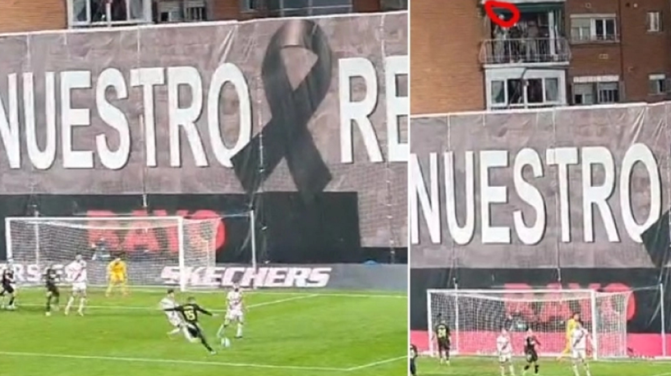 Ο Βαλβέρδε σούταρε και έστειλε τη μπάλα σε μπαλκόνι πολυκατοικίας (vid)